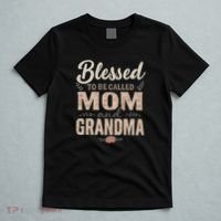 Blessed to Be Called Mom and Grandma T-Shirt thumb 5