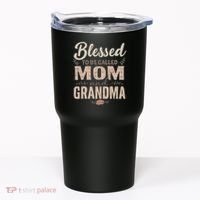 Blessed to Be Called Mom and Grandma Tumbler thumb 0