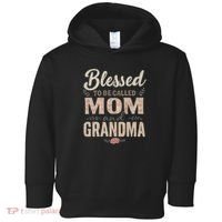 Blessed to Be Called Mom and Grandma Toddler Hoodie thumb 0