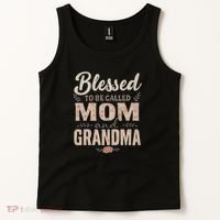Blessed to Be Called Mom and Grandma Tank Top thumb 2