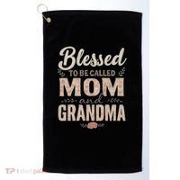 Blessed to Be Called Mom and Grandma Golf Towel thumb 0