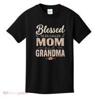 Blessed to Be Called Mom and Grandma Kids T-Shirt thumb 0