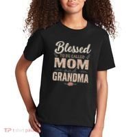 Blessed to Be Called Mom and Grandma Kids T-Shirt thumb 2