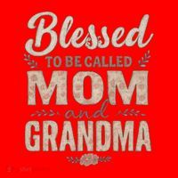Blessed to Be Called Mom and Grandma Santa Hat thumb 1