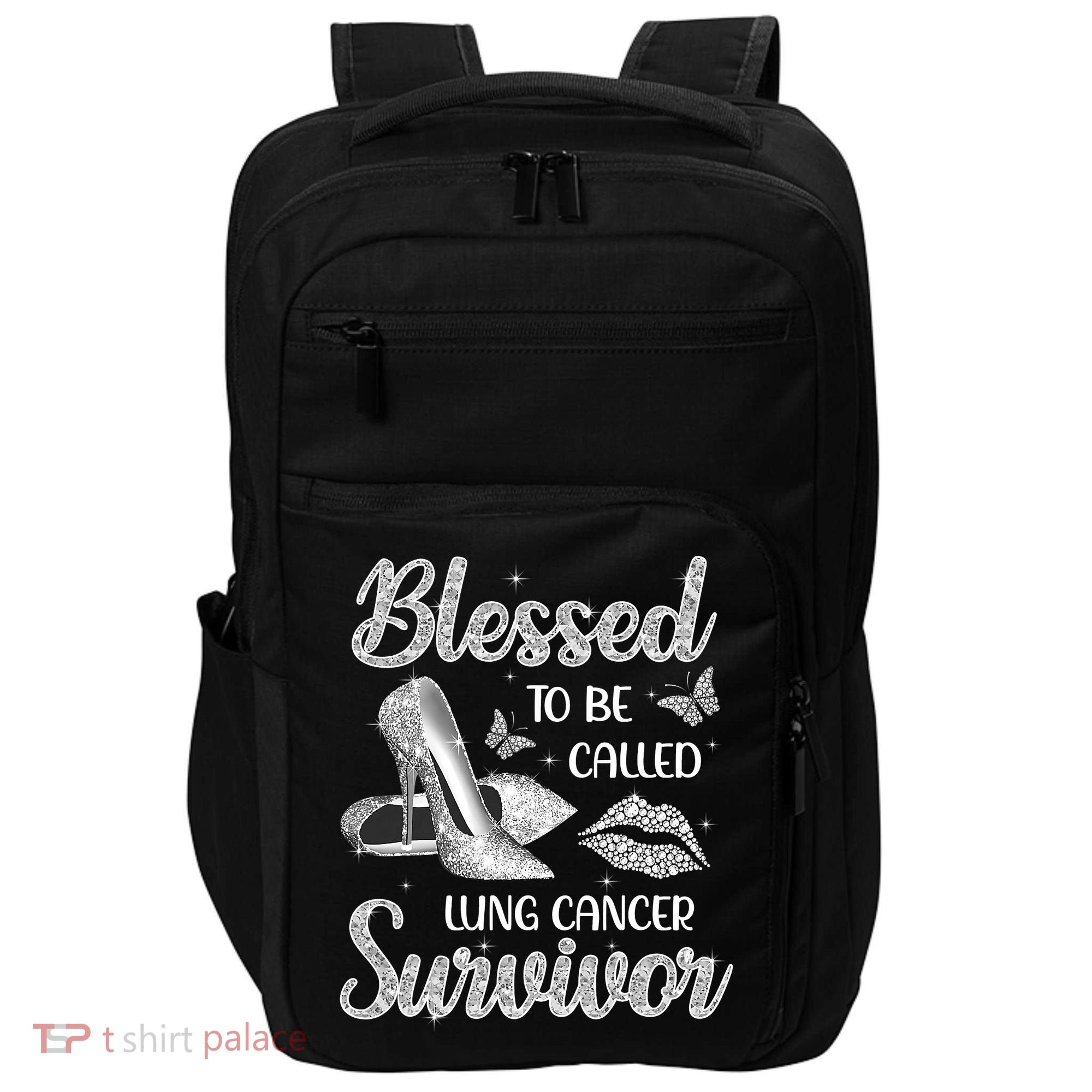 Blessed To Be Called Lung Cancer Survivor High Heels Impact Tech Backpack