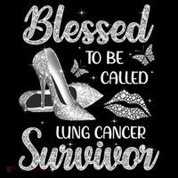 Blessed To Be Called Lung Cancer Survivor High Heels Coffee Mug thumb 5