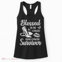 Blessed To Be Called Lung Cancer Survivor High Heels Women's Tank Top thumb 0