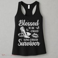 Blessed To Be Called Lung Cancer Survivor High Heels Women's Tank Top thumb 3