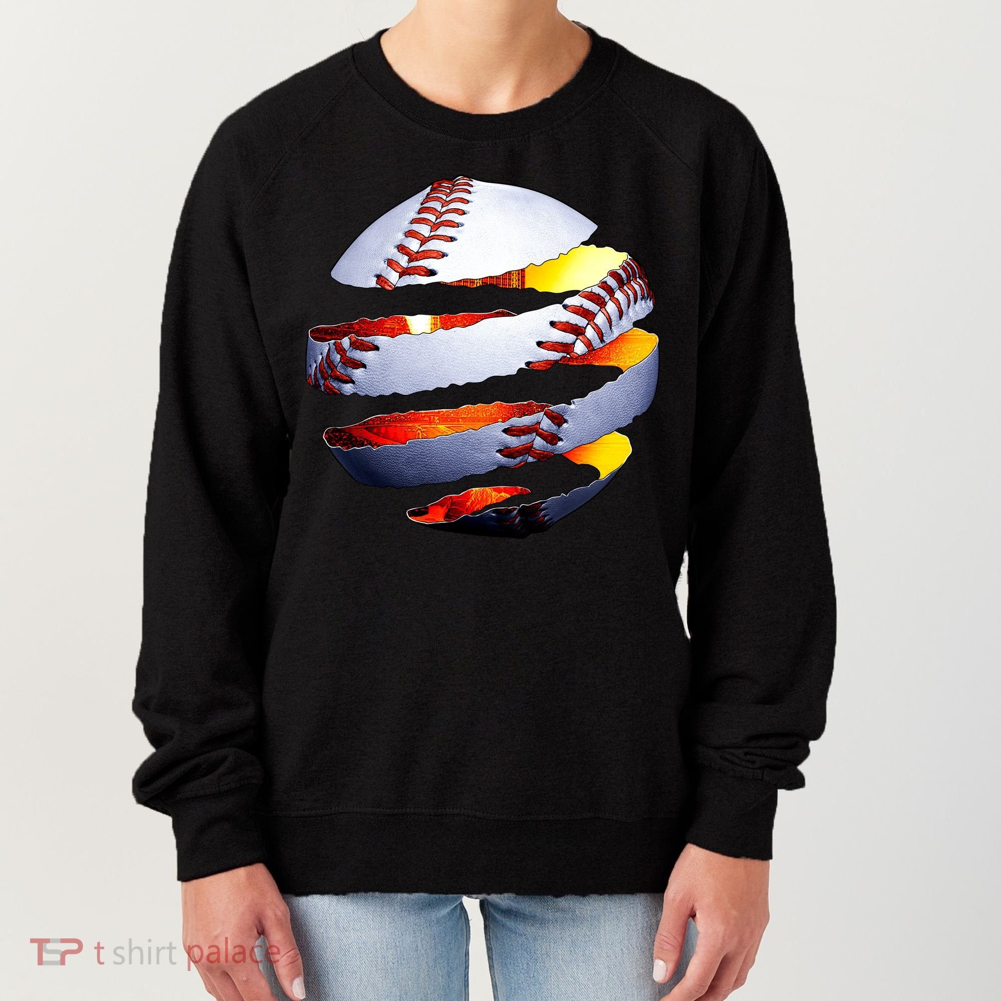 Baseball Tear Women's Sweatshirt