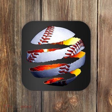 Baseball Tear Coaster