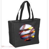 Baseball Tear Tote Bag thumb 2