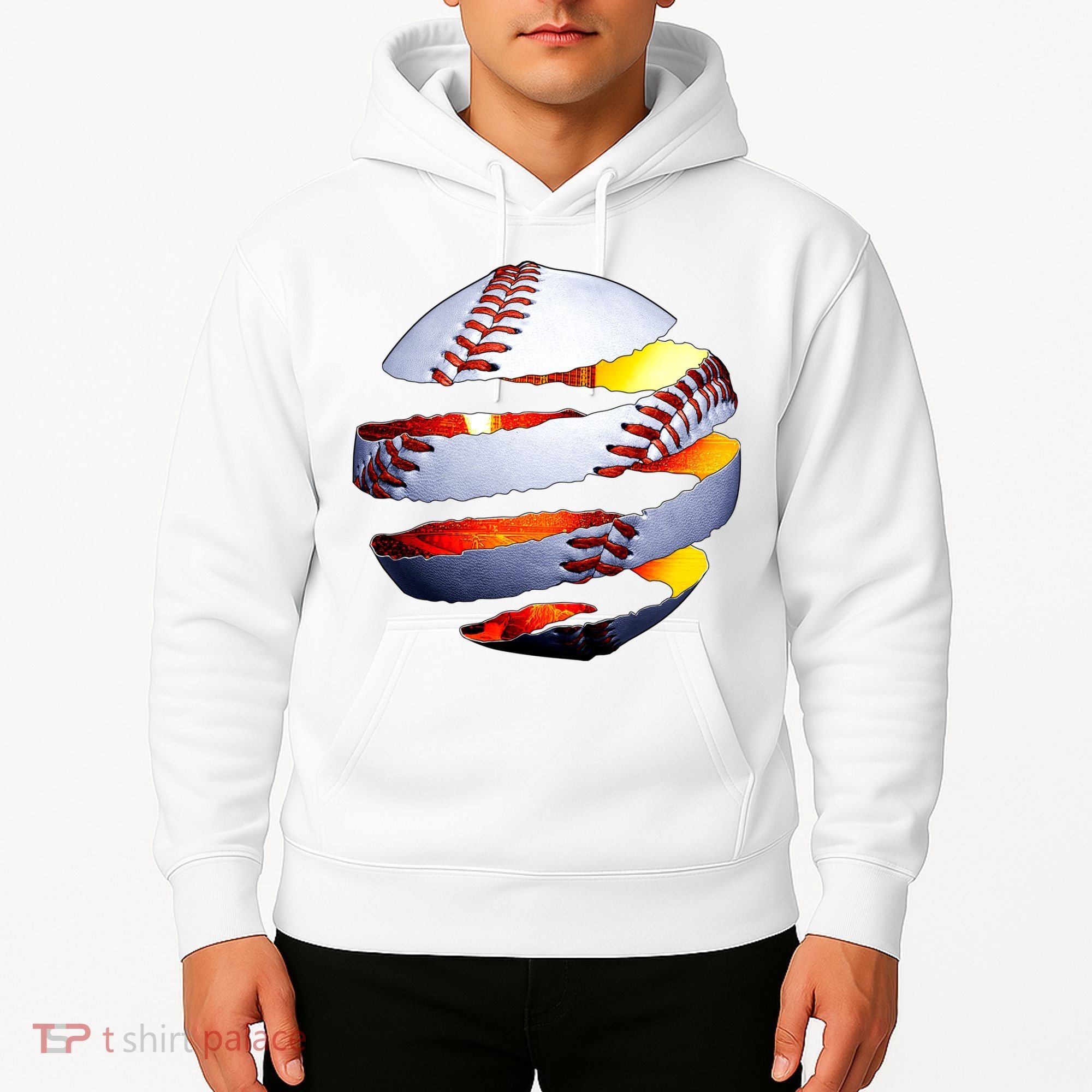 Baseball Tear Hoodie