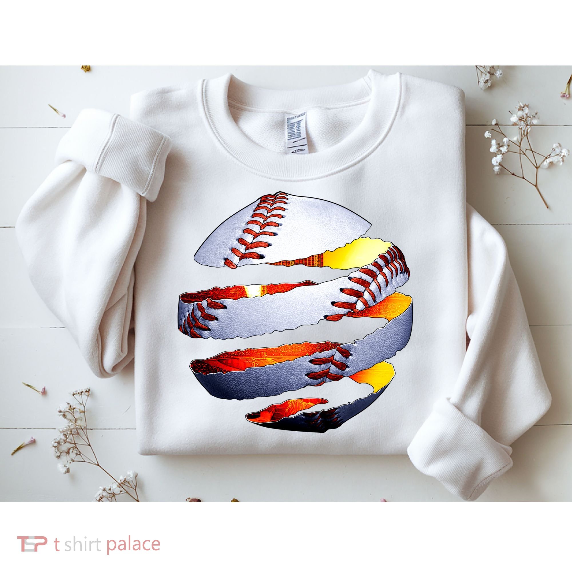 Baseball Tear Sweatshirt