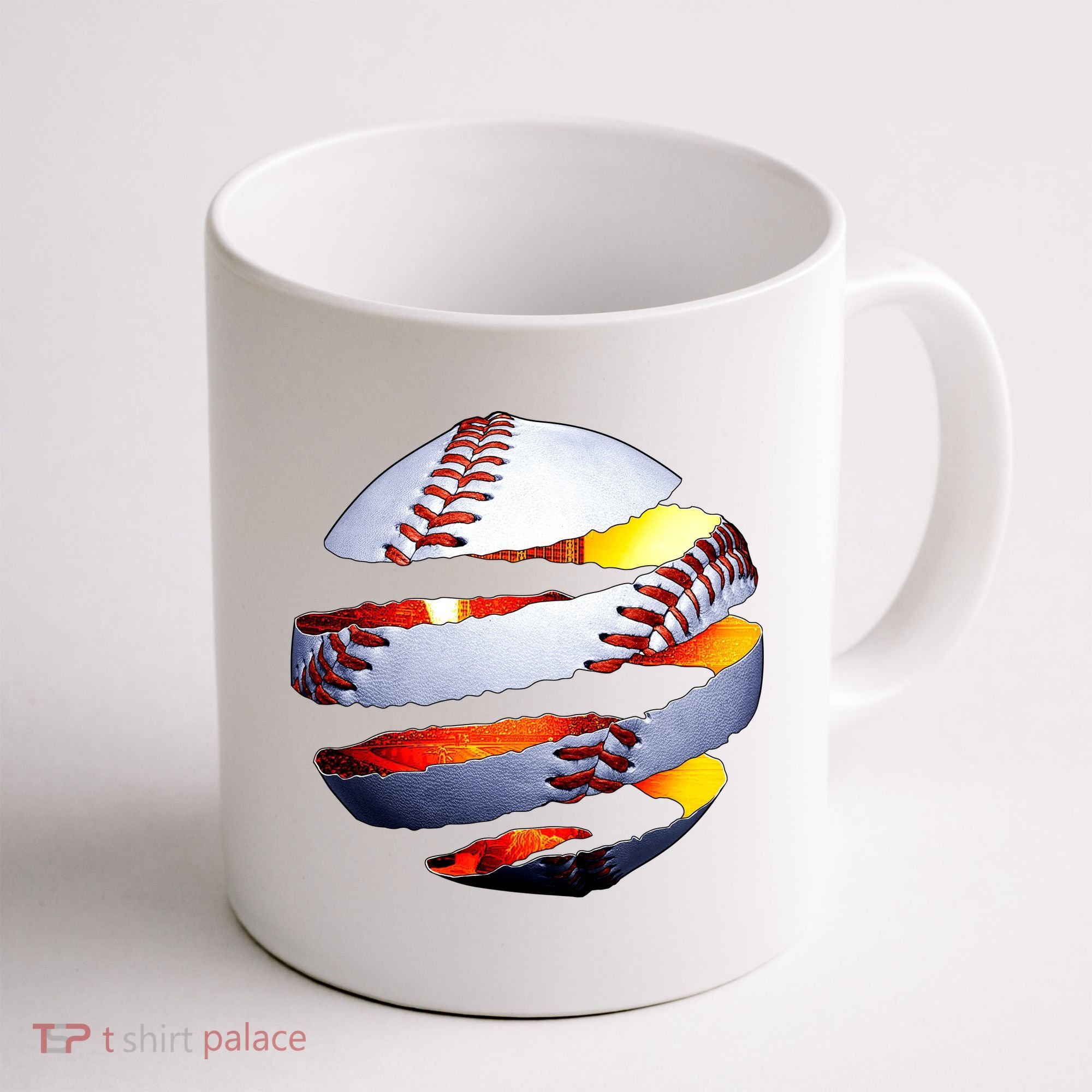 Baseball Tear Coffee Mug