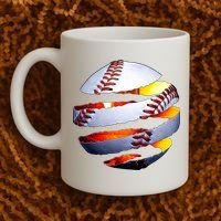 Baseball Tear Coffee Mug thumb 2