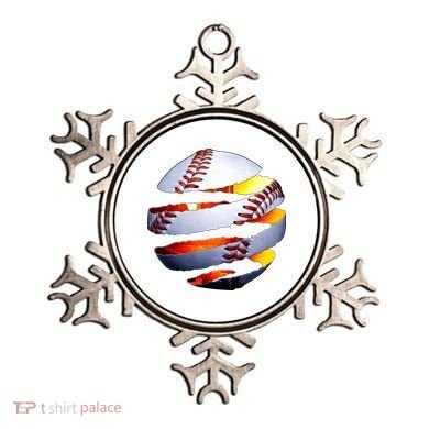 Baseball Tear Ornament