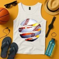 Baseball Tear Tank Top thumb 4