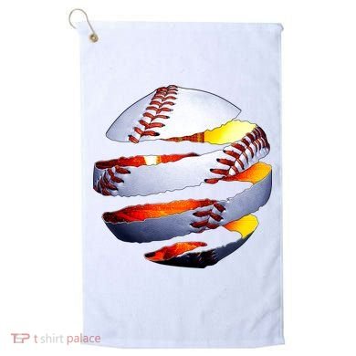 Baseball Tear Golf Towel