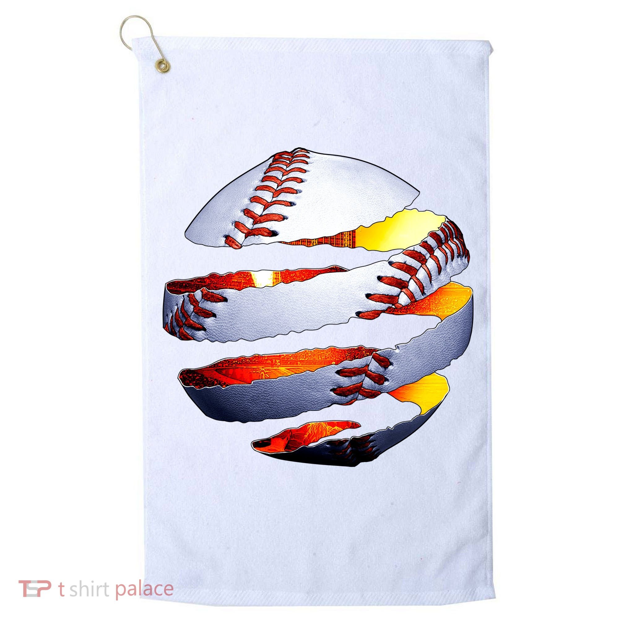 Baseball Tear Golf Towel