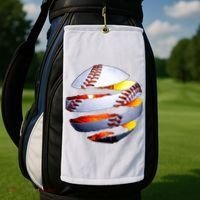 Baseball Tear Golf Towel thumb 2