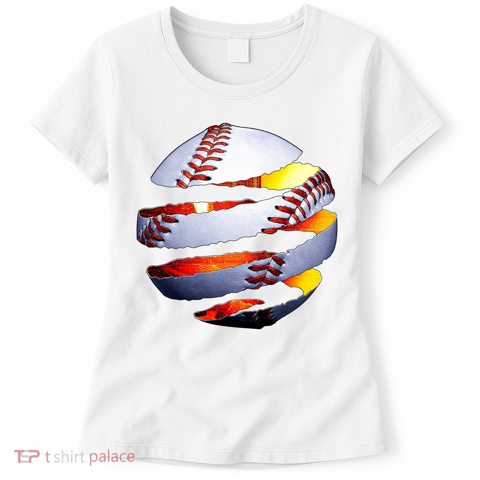 Baseball Tear Women's T-Shirt