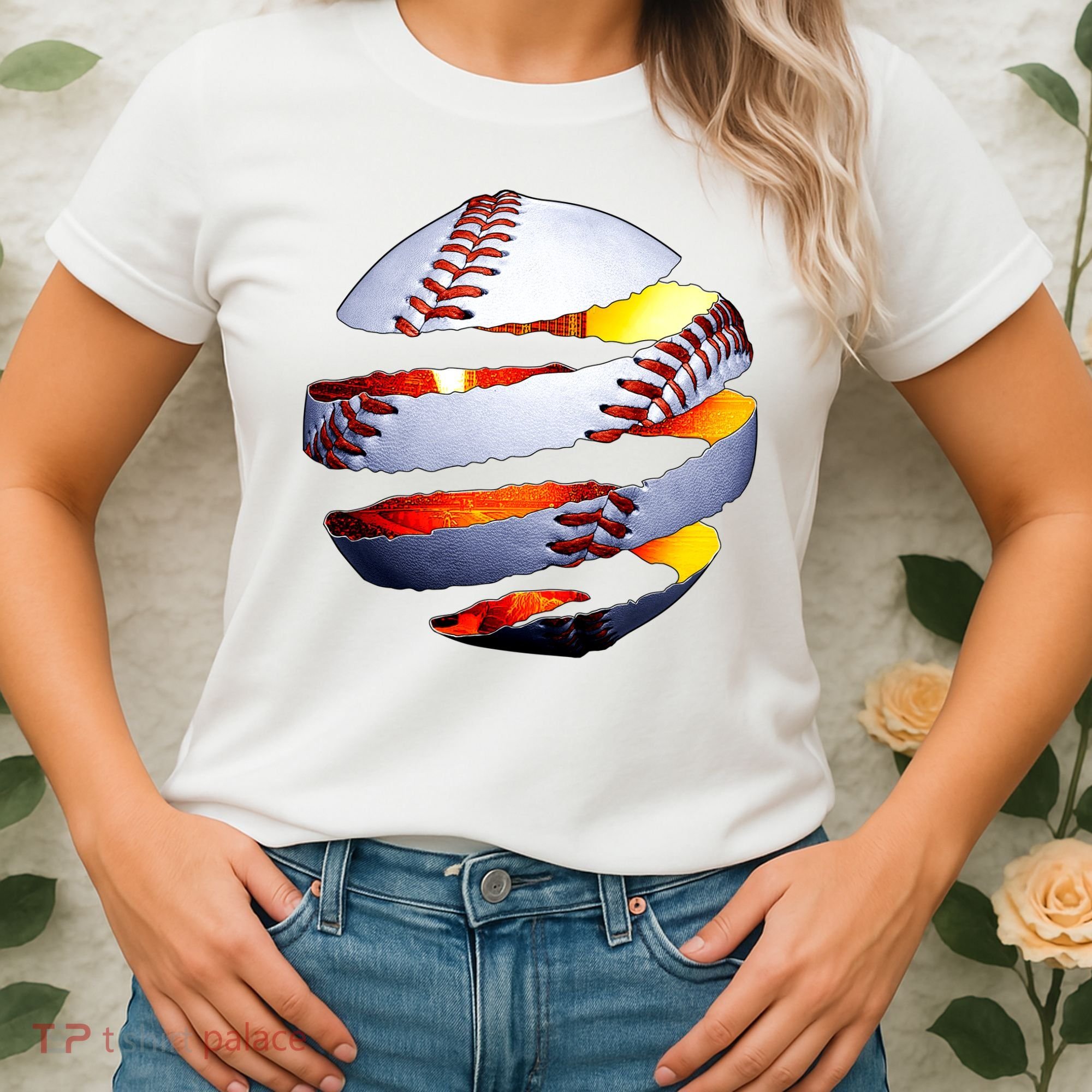 Baseball Tear Women's T-Shirt