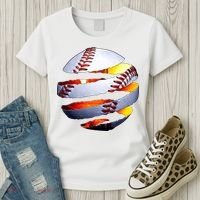 Baseball Tear Women's T-Shirt thumb 3