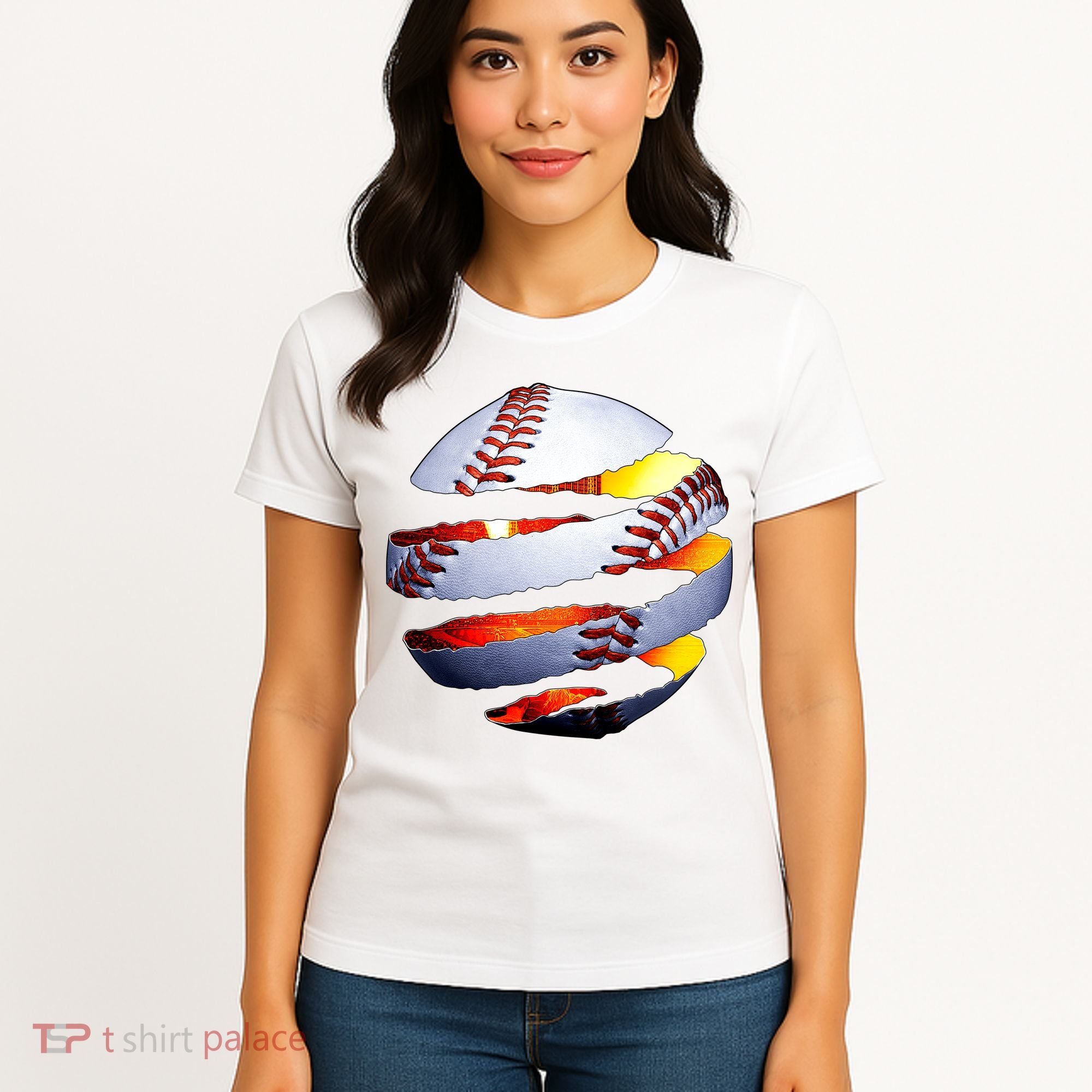 Baseball Tear Women's T-Shirt