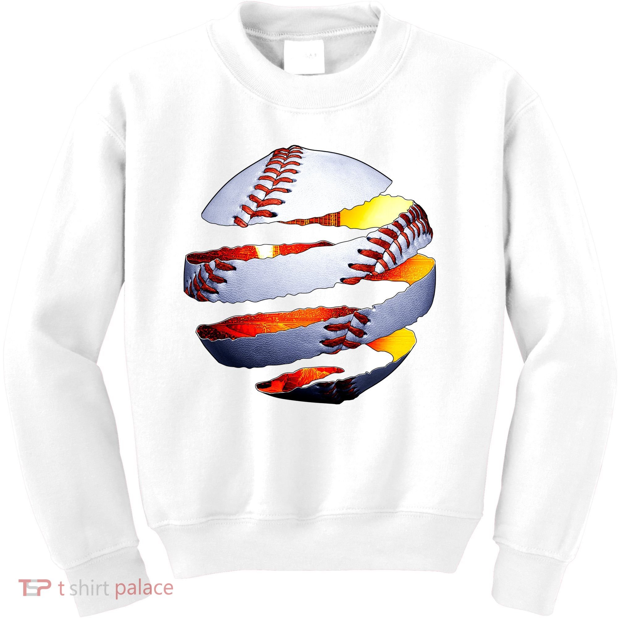 Baseball Tear Kids Sweatshirt