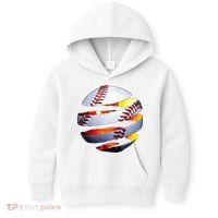 Baseball Tear Kids Hoodie thumb 0