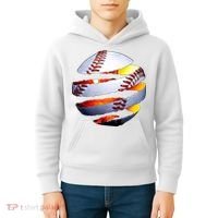 Baseball Tear Kids Hoodie thumb 4