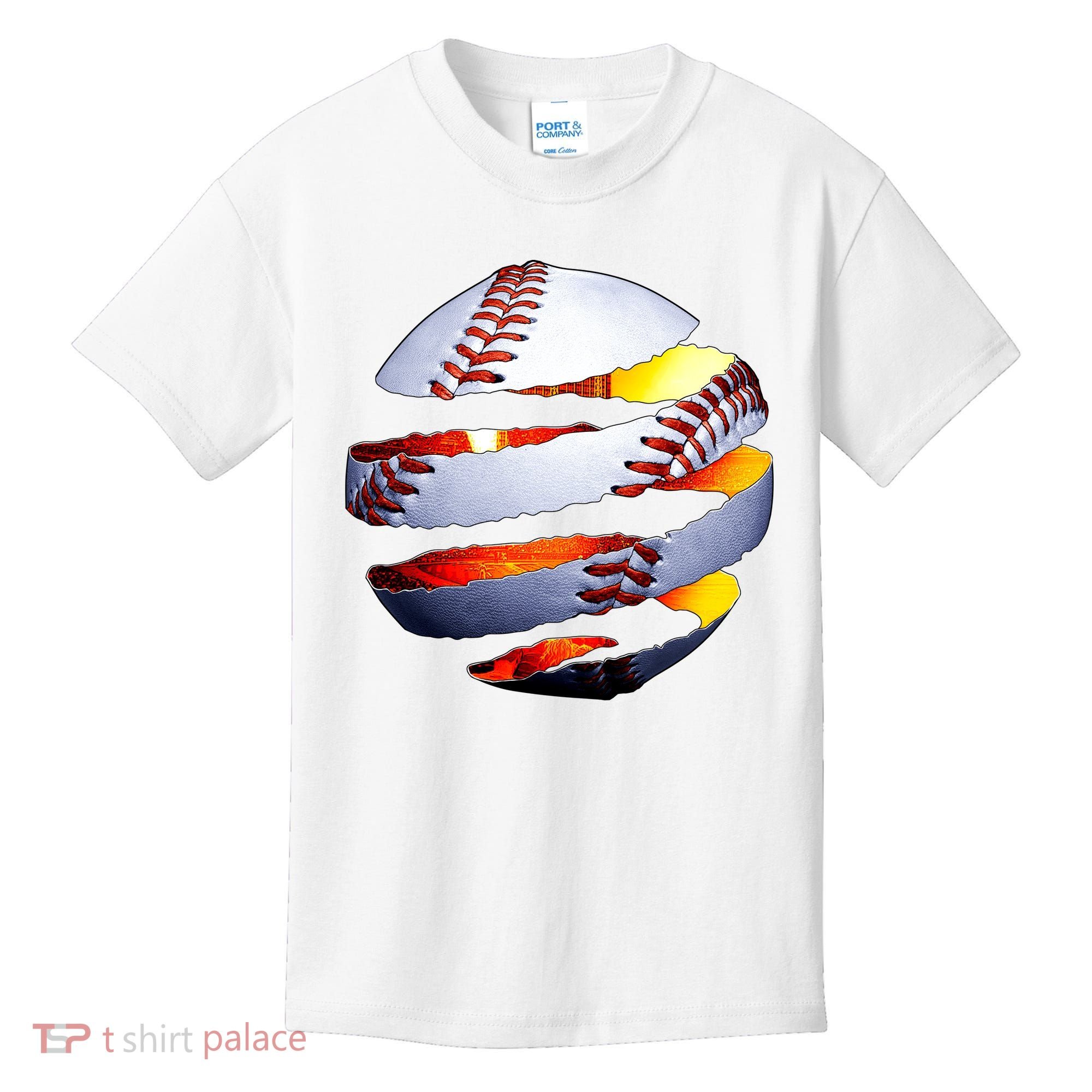 Baseball Tear Kids T-Shirt