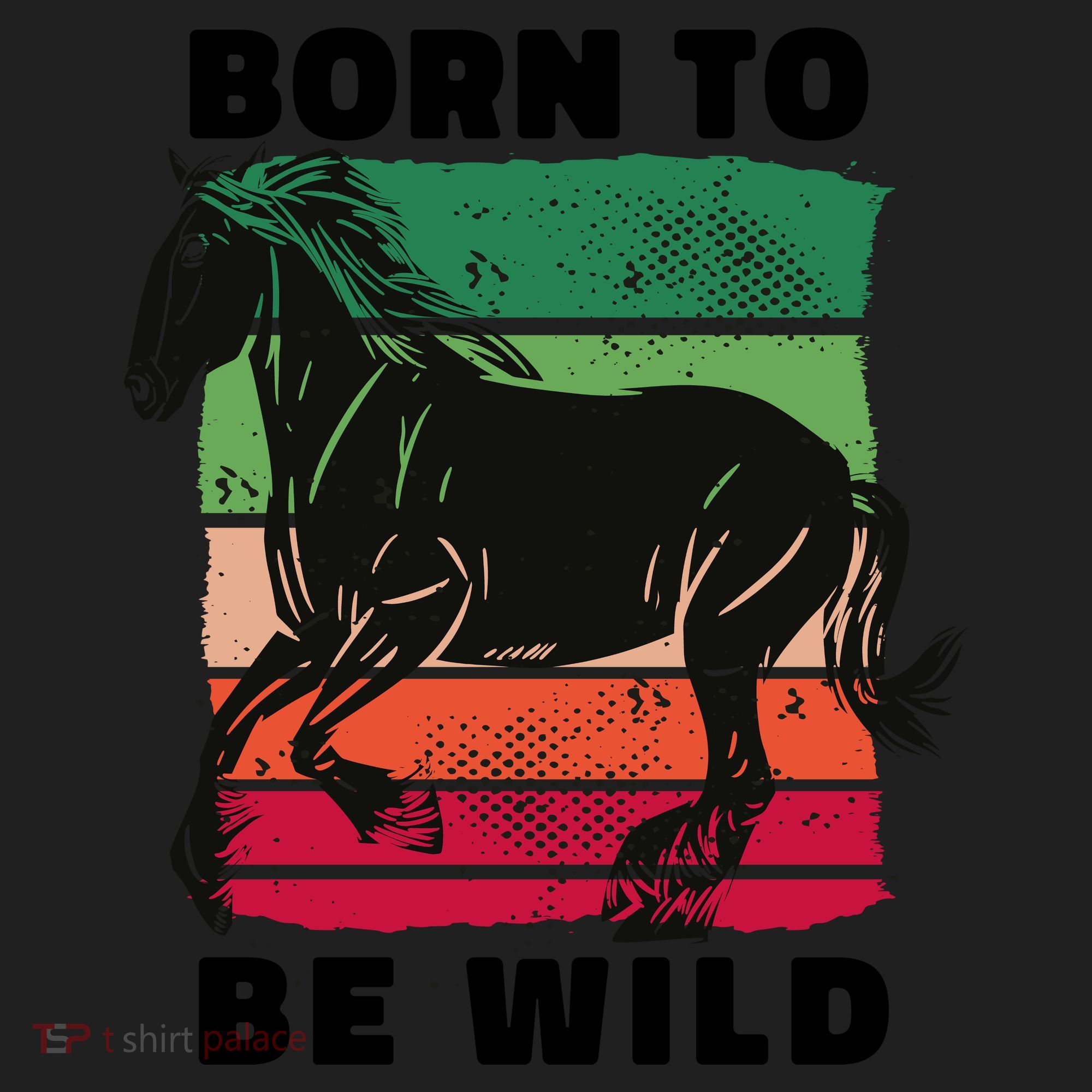 Born To Be Wild Horse Women's Sweatshirt