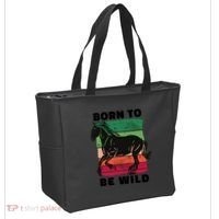 Born To Be Wild Horse Tote Bag thumb 2