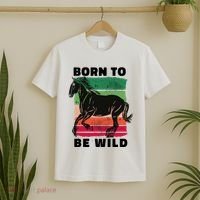 Born To Be Wild Horse T-Shirt thumb 2