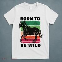 Born To Be Wild Horse T-Shirt thumb 5