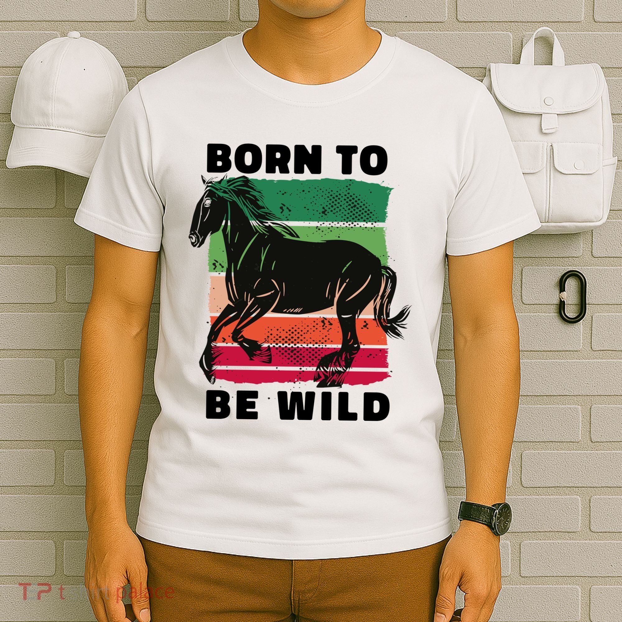 Born To Be Wild Horse T-Shirt