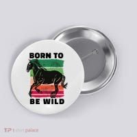 Born To Be Wild Horse Button thumb 0