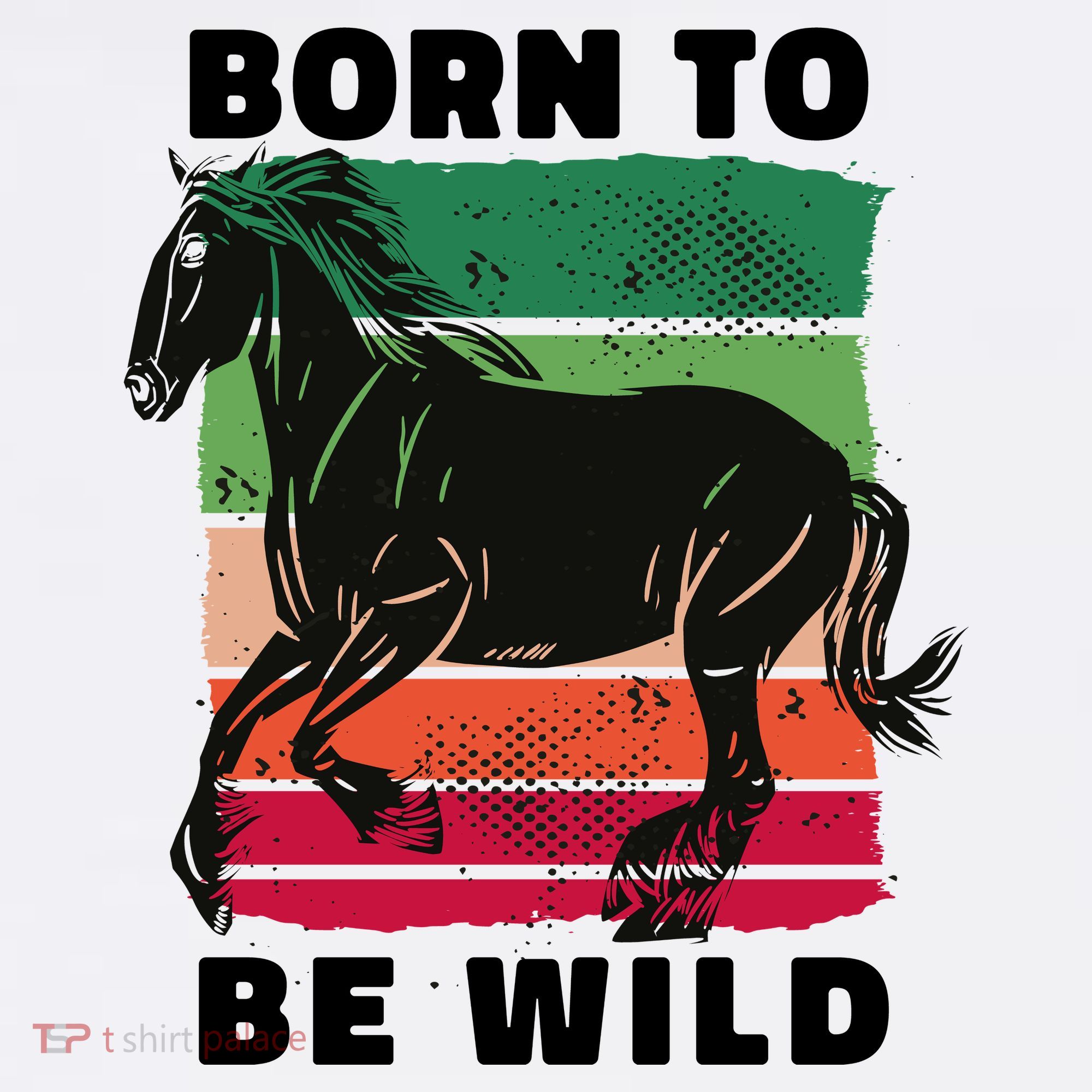 Born To Be Wild Horse Women's Hoodie