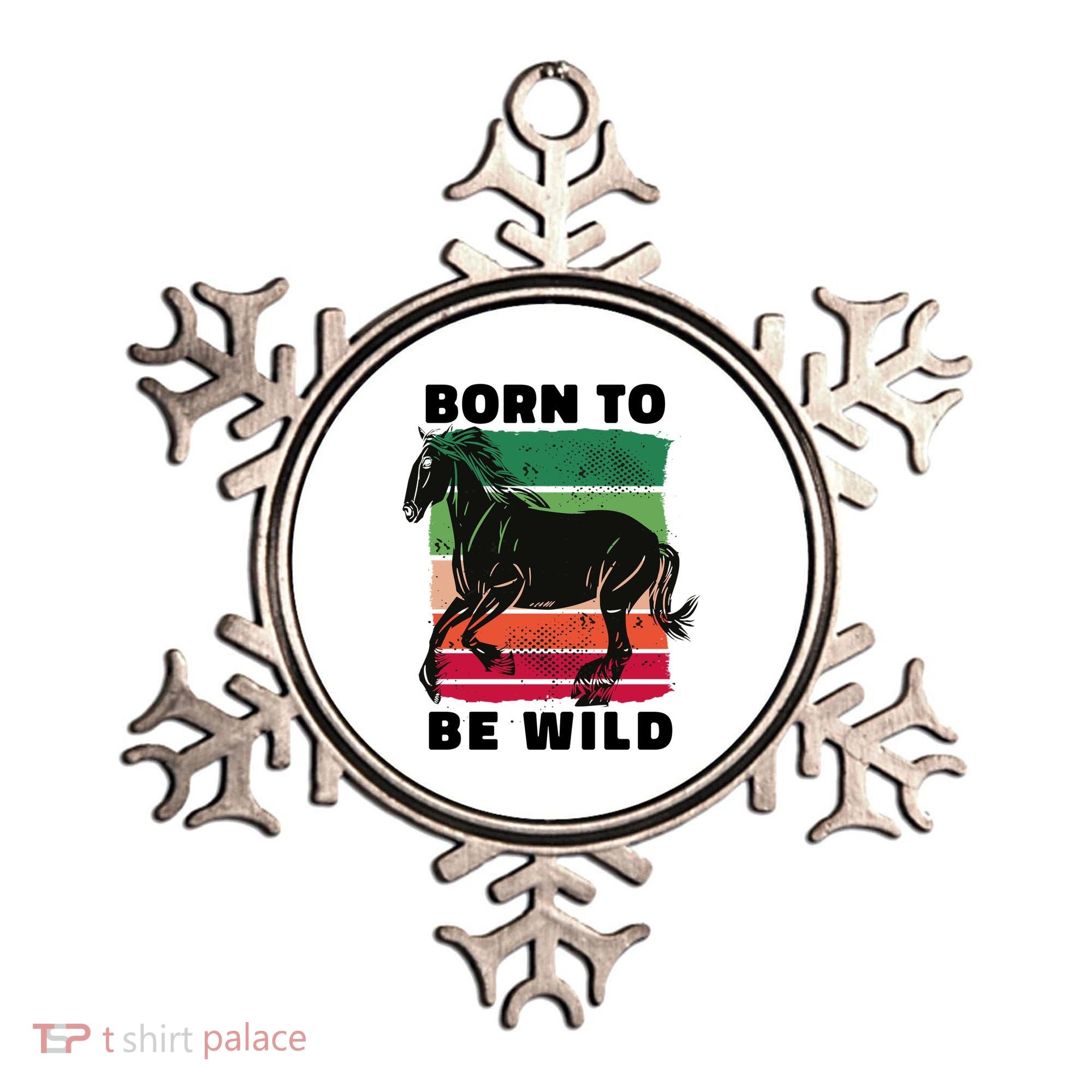 Born To Be Wild Horse Ornament