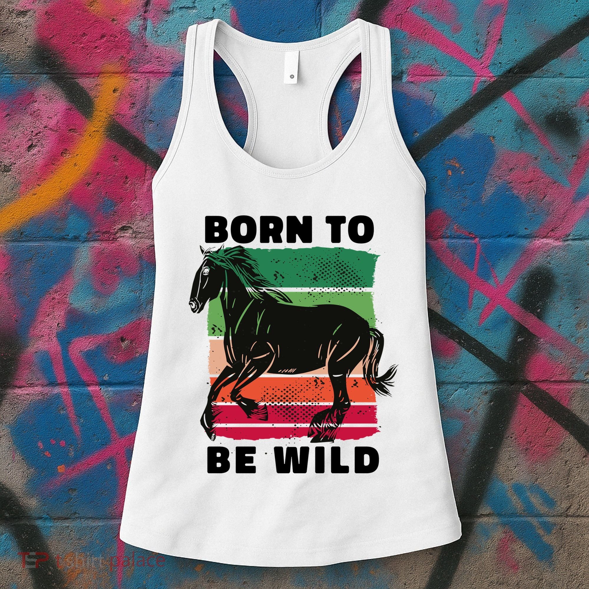Born To Be Wild Horse Women's Tank Top