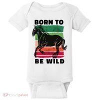 Born To Be Wild Horse Baby Bodysuit thumb 0