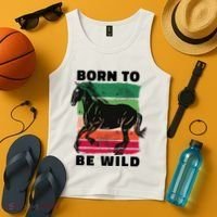 Born To Be Wild Horse Tank Top thumb 4