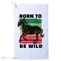 Born To Be Wild Horse Golf Towel thumb 0