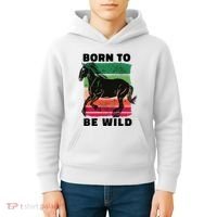 Born To Be Wild Horse Kids Hoodie thumb 4