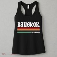 Bangkok Thailand City Bangkok Vacation Travel Retro Women's Tank Top thumb 3