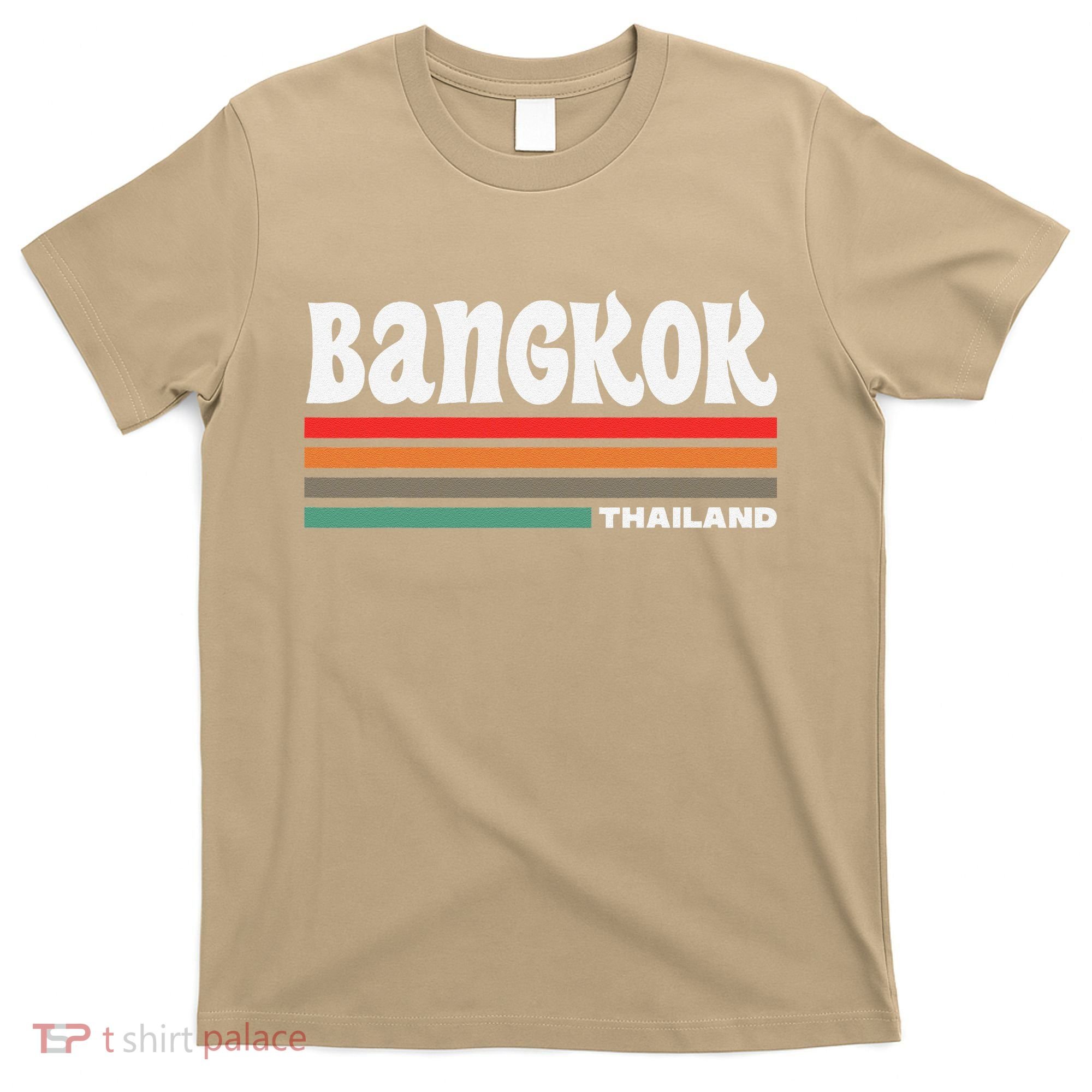 Bangkok Thailand City Bangkok Vacation Travel Retro T-Shirt