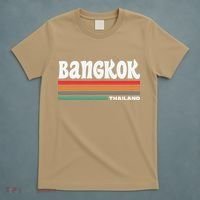 Bangkok Thailand City Bangkok Vacation Travel Retro T-Shirt thumb 5