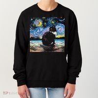 Black Tuxedo Cat Night 2 Women's Sweatshirt thumb 0