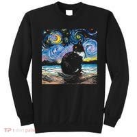 Black Tuxedo Cat Night 2 Sweatshirt thumb 0
